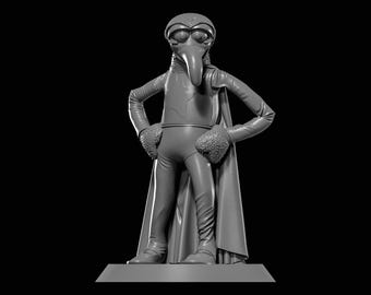 Plik STL Gonzo z Muppet Show do druku 3D