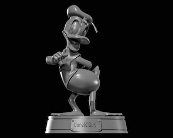 Donald Duck Splitted STL file for 3D Printing