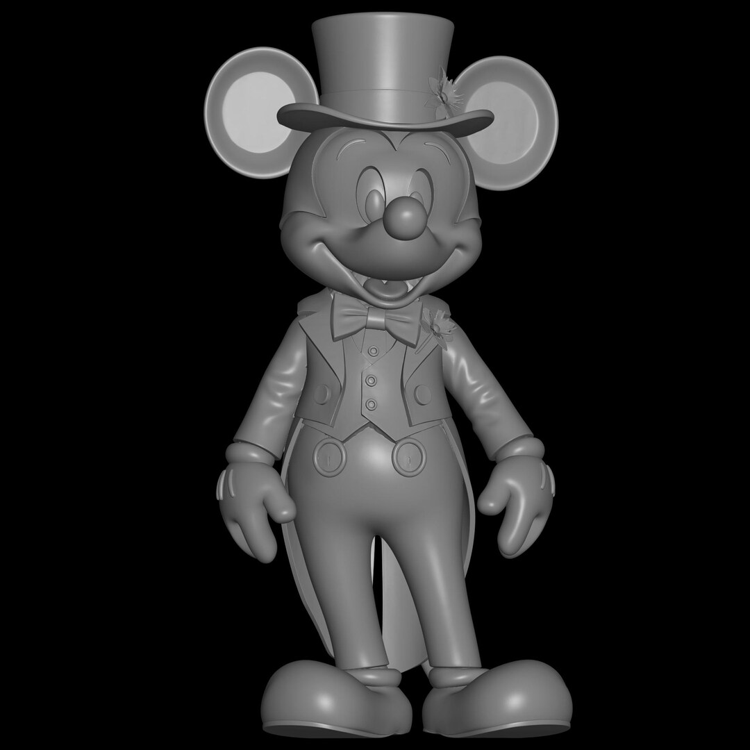 Poly Mickey Stl File Mickey Mouse11 STL File for 3D Printng - Etsy Australia