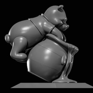 Winnie The Pooh STL Datei für 3D Druck