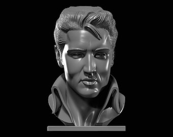 Elvis Bust STL file for 3D Printing