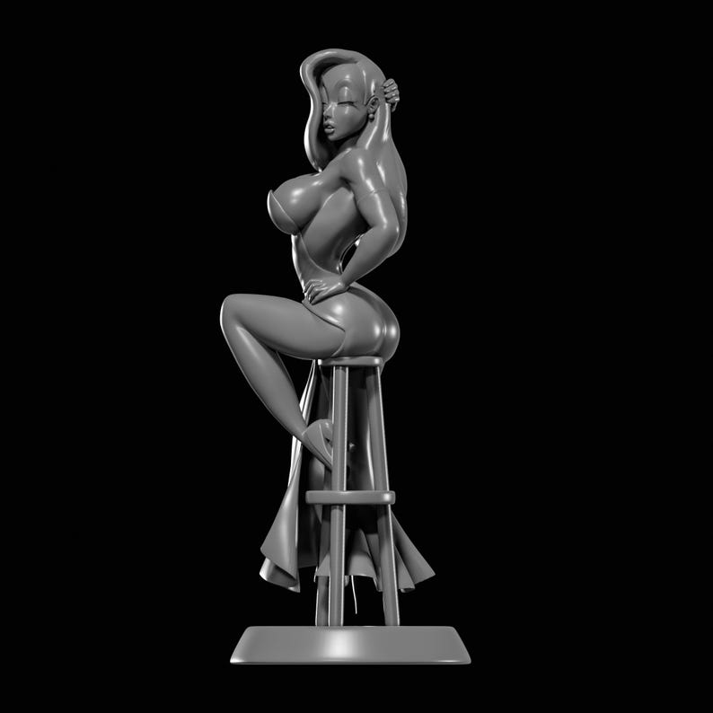 Jessica Rabbit STL File for 3D Printing - Etsy