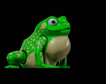 Flexi Frog STL file for 3D Printing