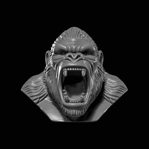 King Kong Planter,Container&Pencil Holder STL file for 3D Printing