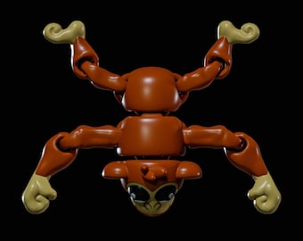 Flexi Monkey STL-bestand voor 3D-printen