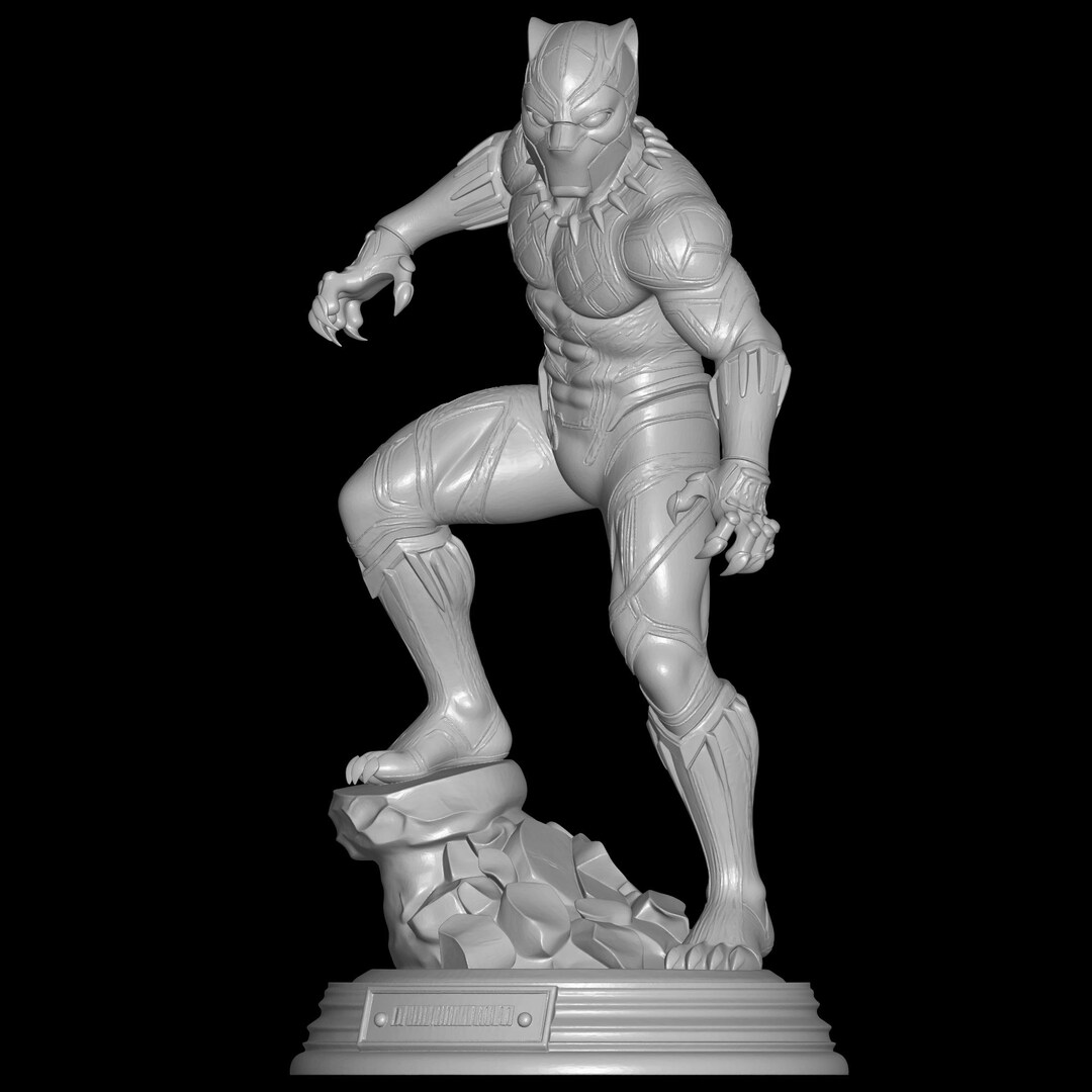 Black Panther STL File for 3D Printing - Etsy