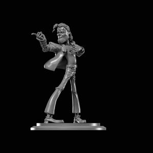 Michael Jackson Cartoon STL file for 3D Printing
