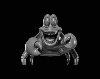 Sebastian From Little Mermaid STL file for 3D Printing