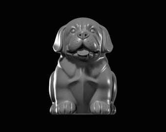 Dog Planter, Container & Pencil Holder STL File for 3D Printing