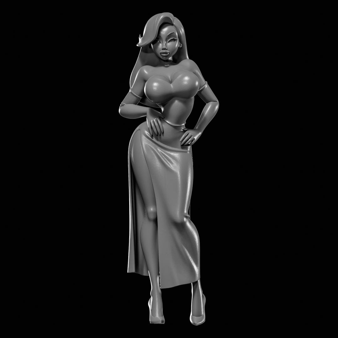Jessica Rabbit STL File for 3D Printing - Etsy Australia