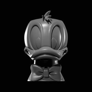 Fichier STL de jardinière, récipient et porte-crayons de bébé Donald pour l'impression 3D