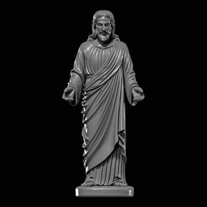 Statue Of Jesus STL file for 3D Printing