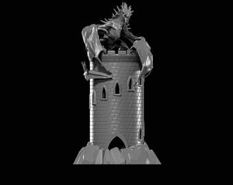 Dragon Dice Tower Stl file for 3D Printing