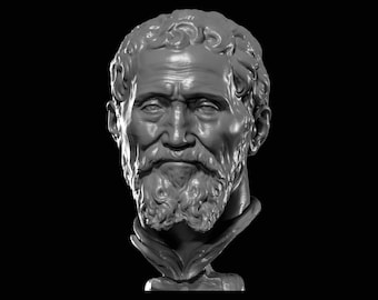 Michelangelo Bust STL file for 3D Printing