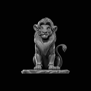 Lion King STL-bestand voor 3D-printen