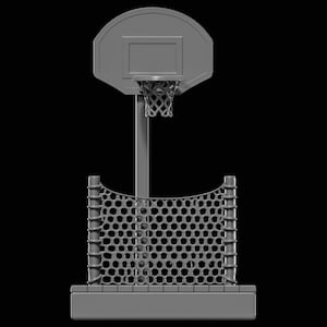 3Dプリント用バスケットボールコートSTLファイル
