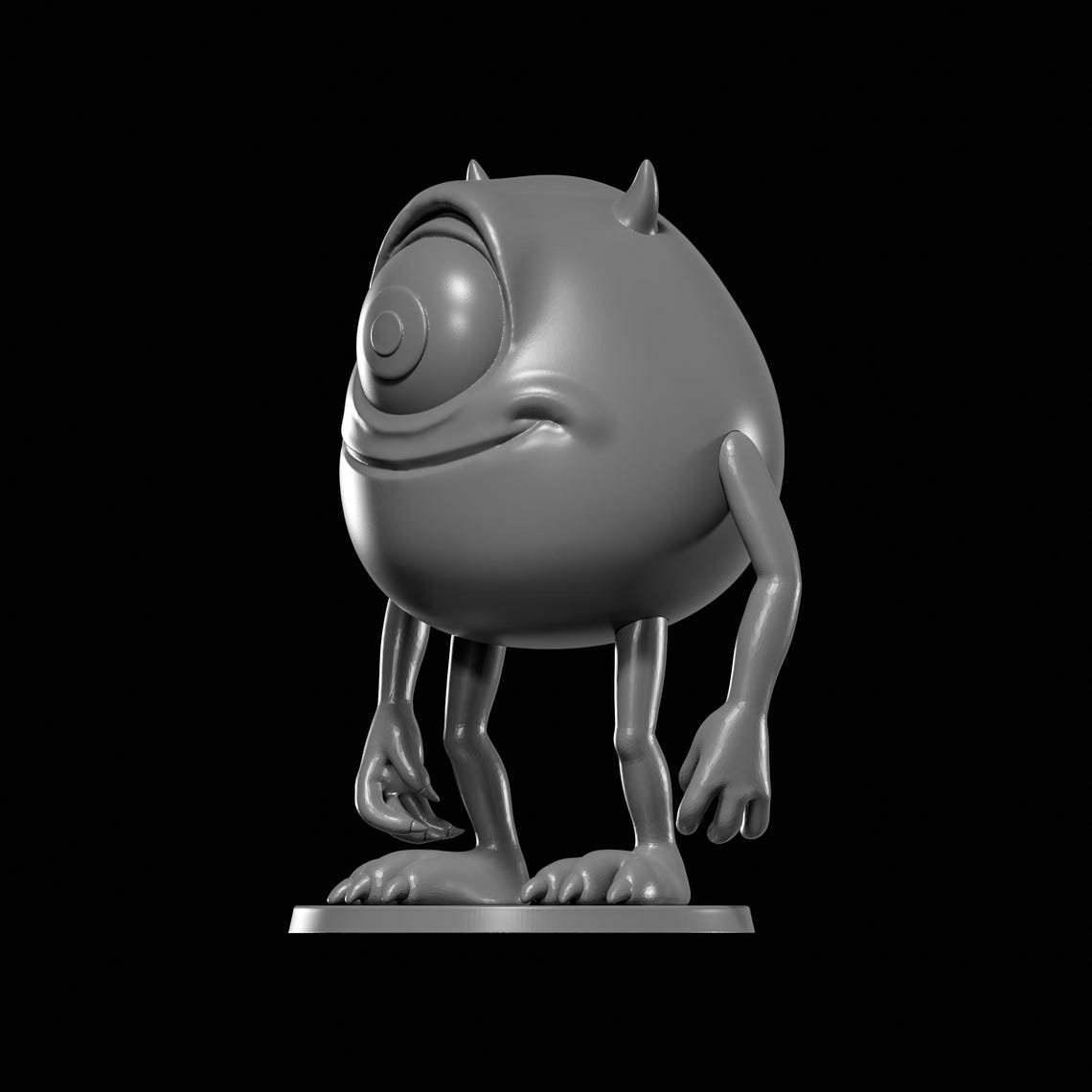 Mike Raczkowski Stl File Mike Wazowski Monsters Inc STL File for 3D Printing - Etsy