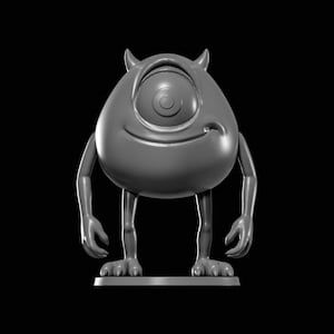 Mike Wazowski Monsters Inc STL file for 3D Printing