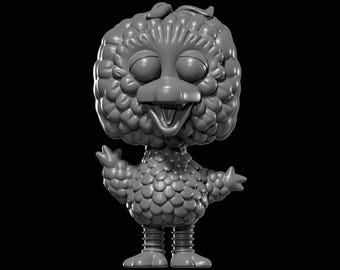 Plik STL Funko Pop Big Bird Sesame Street do druku 3D