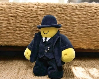 Roblox Forsaken Mafioso Plushie Toy Embroidered Stuffed Plush Game Doll For Fans Collectibles