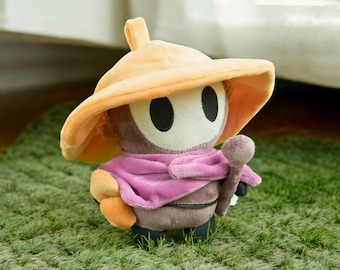 Peluche Silksong Sherma de 21 cm, suave forro polar, ideal para fans de los videojuegos.