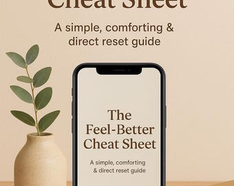 Beat Overwhelm Without Complicated Systems – Productivity & Stress Relief Guide | Printable PDF Instant Download