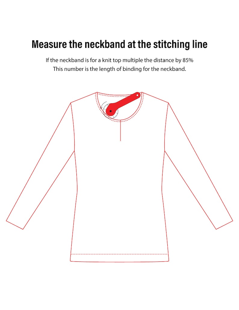 Rueda de medición curva: regla rodante de 30 cm para sastres y costureras - Herramienta de costura de precisión imagen 4
