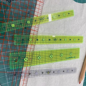Compact 6-inch Seam Allowance Ruler: Precision Sewing Tool for Beginners, Patterns & Measurements image 8