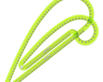 Metric Pattern Making Rulers – SA Curve French Seam Allowance Tool