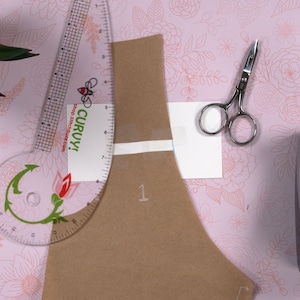 Curvy French Curve Ruler for Fashion Design, Pattern Making, and Sewing Adjustments image 2
