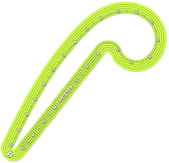 Pattern Making Ruler Small Available In: 5/8th Inch, 1/2 Inch, 3