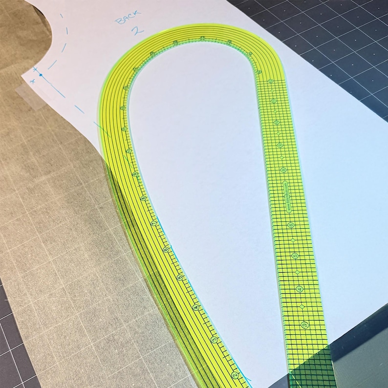 Long Pattern Making Rulers Pattern Making Ruler: 1-inch Seam Allowance and Hem Guide - Etsy