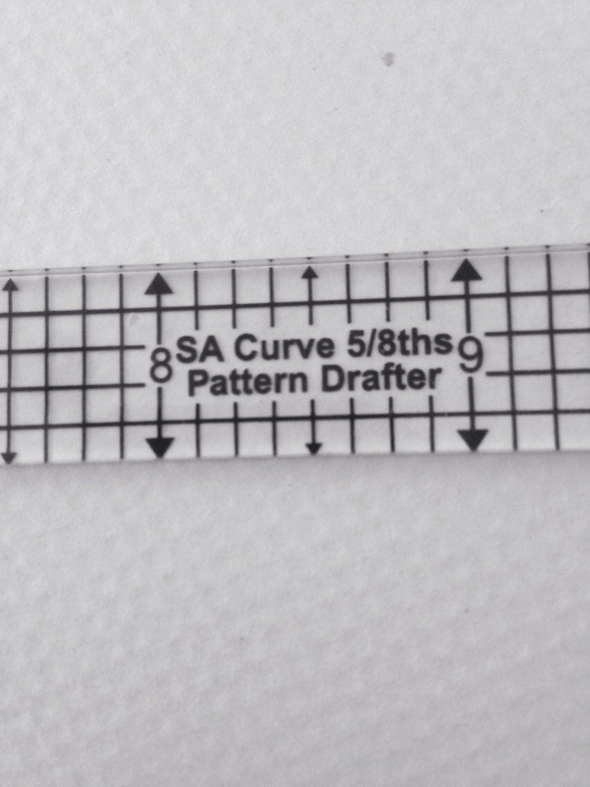 SA Curve Pattern Drafter Ruler 5/8ths inch Wide