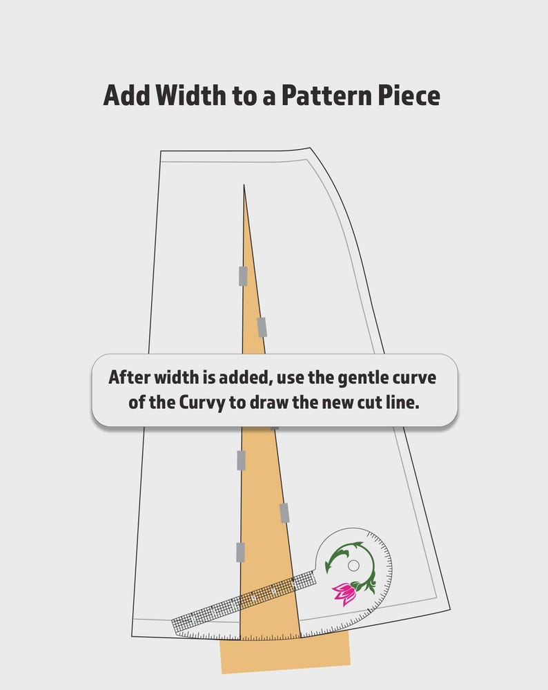 Curvy French Curve Ruler for Fashion Design, Pattern Making, and Sewing Adjustments image 8