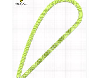 Pattern Making Rulers: Seam Allowance Tool, French Curve Ruler