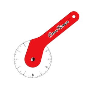 Gebogen meetwiel: 12-inch rolliniaal voor kleermakers en naaisters - precisienaaiinstrument