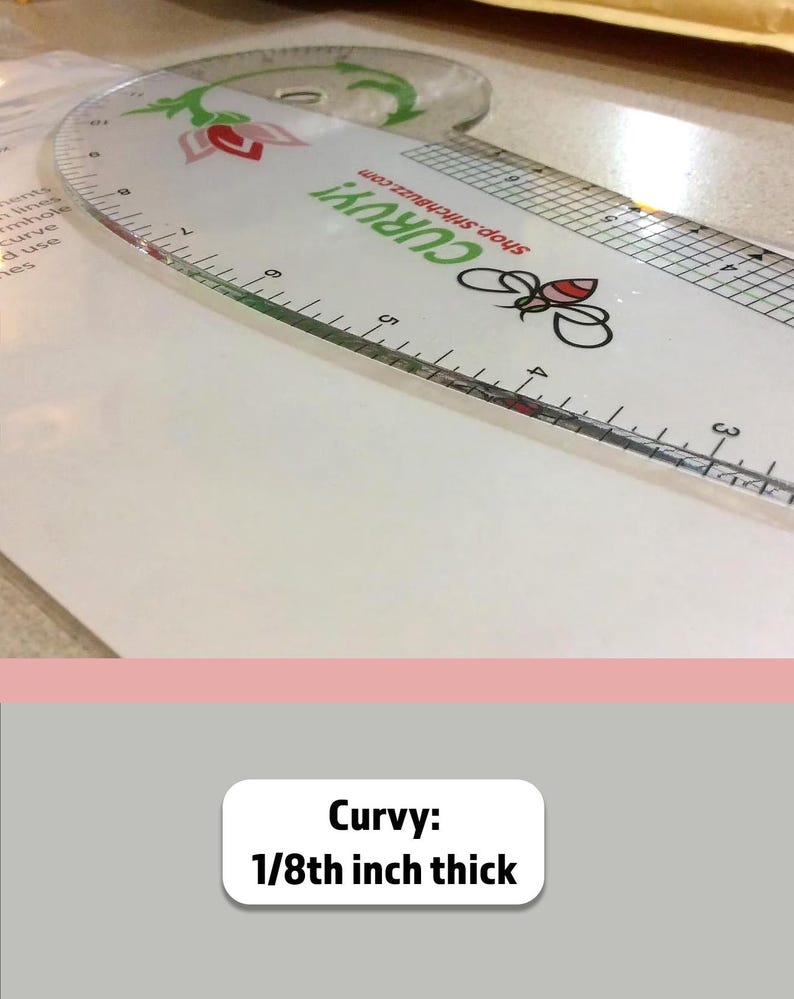 Curvy French Curve Ruler for Fashion Design, Pattern Making, and Sewing Adjustments image 11