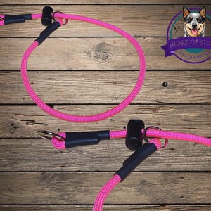 Dominant Dog Collar w/ Stopper | Paracord Training Slip Collar for Strong Dogs