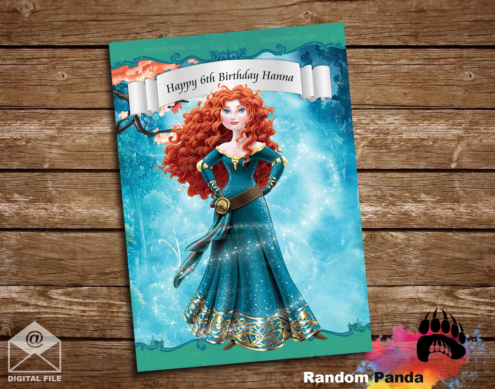Disney Brave Birthday Banner