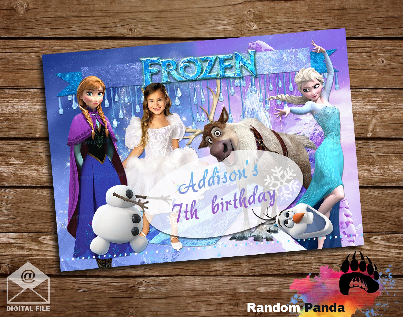 Cartel Feliz Cumpleaños- Frozen - Cocktail Store