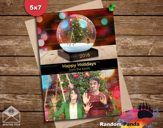 Digital Delivery Funny Christmas Card, Trapped in a Snow globe Il_570xn