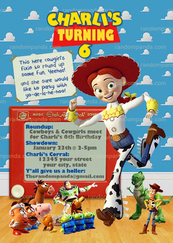 Free Printable Jessie Toy Story Invitations 9