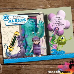 Consegna digitale, invito alla festa di Funny Monsters Inc, fai BOO a tuo figlio
