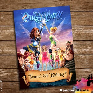 DIGITALE DATEI, Lustiges Tinkerbell Party Poster, Tinkerbell und die Piratenfee Banner