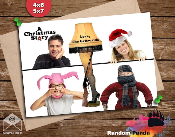 Personalize Funny Family Portrait Holiday Christmas Card Il_570xn