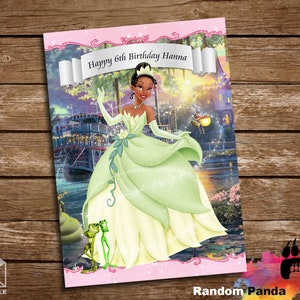 DIGITAL FILE, Princess and the Frog Poster, Princess Tiana Party Banner