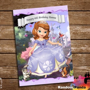 ARCHIVO DIGITAL, cartel de la fiesta de cumpleaños de la Princesa Sofía, fondo de la pancarta del primer cumpleaños de Sofía