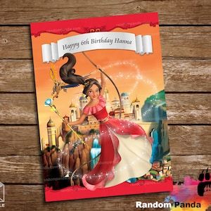 DIGITAL FILE, Elena of Avalor Party Poster, Princess Elena Backdrop
