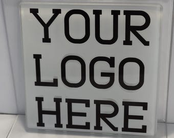 Custom Glass Coaster - Printed With Your Logo!