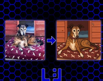 Pet Memorial Mouse Mat - cartoonise your pet!